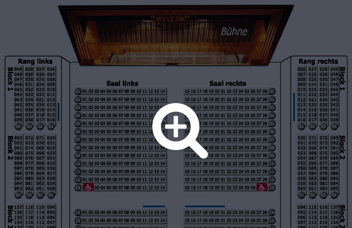 Deutsches Haus - Sitzplätze Großer Saal